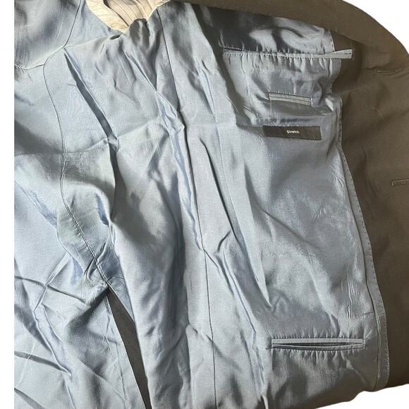 Hugo Boss black blazer virgin wool blend Scorsese Movie Jacket 46L - Picture 4 of 7